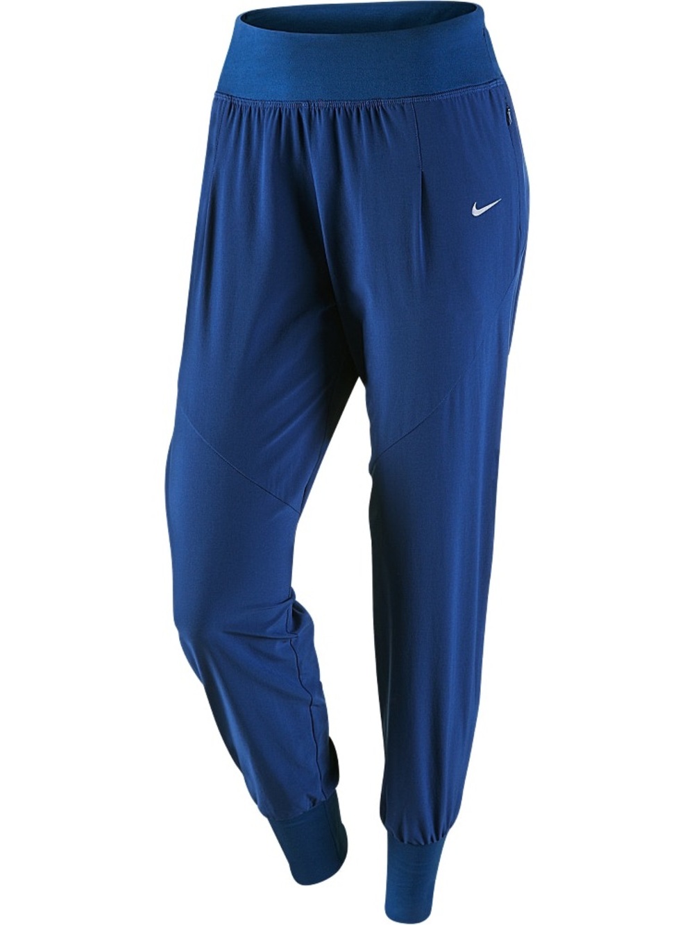 Women's Nike Woven Loose Pants DRI-FIT - Blue, Size L